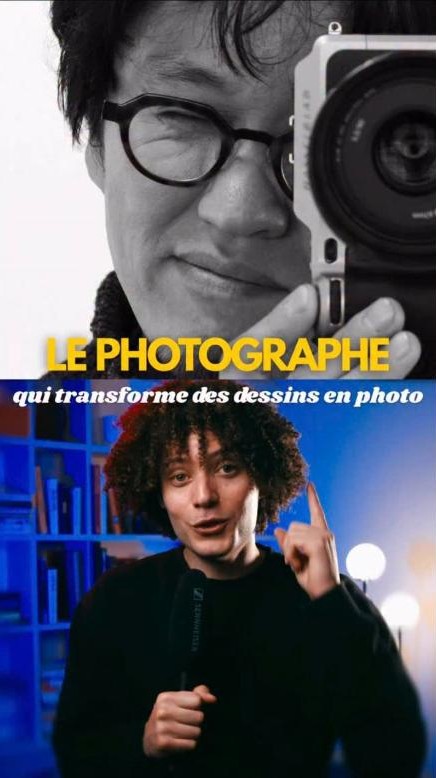 Reel Instagram : Le photographe qui transforme des dessins en photo