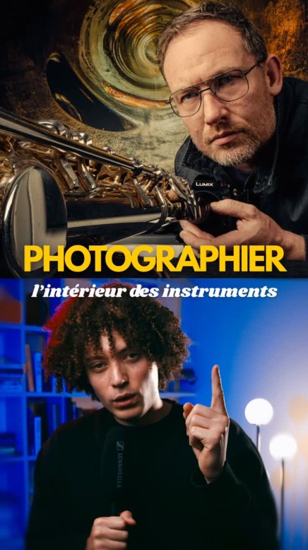 Reel Instagram : Photographier l'intérieur des instruments
